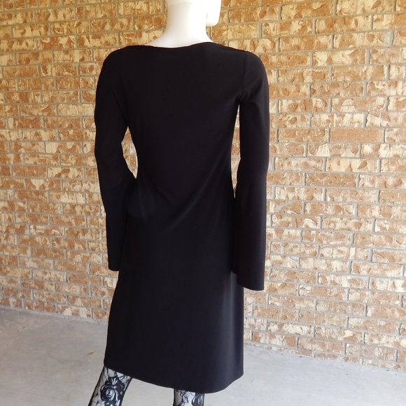 Laundry size 4  BLACK HOT DESIGNER DRESS - Picture 10 of 12